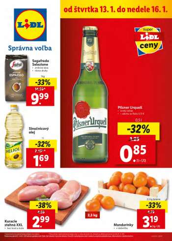 Leták Lidl - 13.1.2022 - 16.1.2022.
