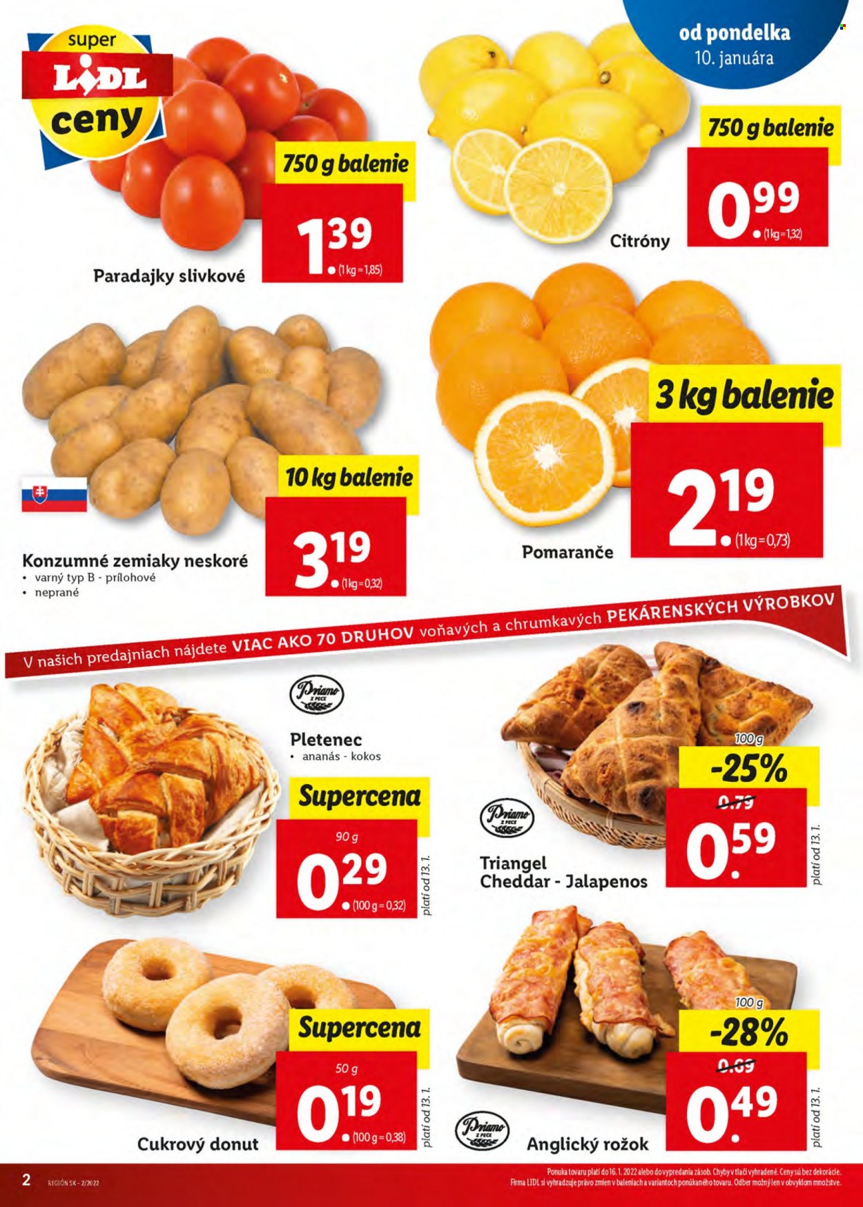 Leták Lidl - 13.1.2022 - 16.1.2022. Strana 2