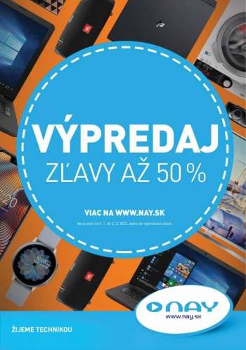 Leták NAY Elektrodom - 6.1.2022 - 2.2.2022.