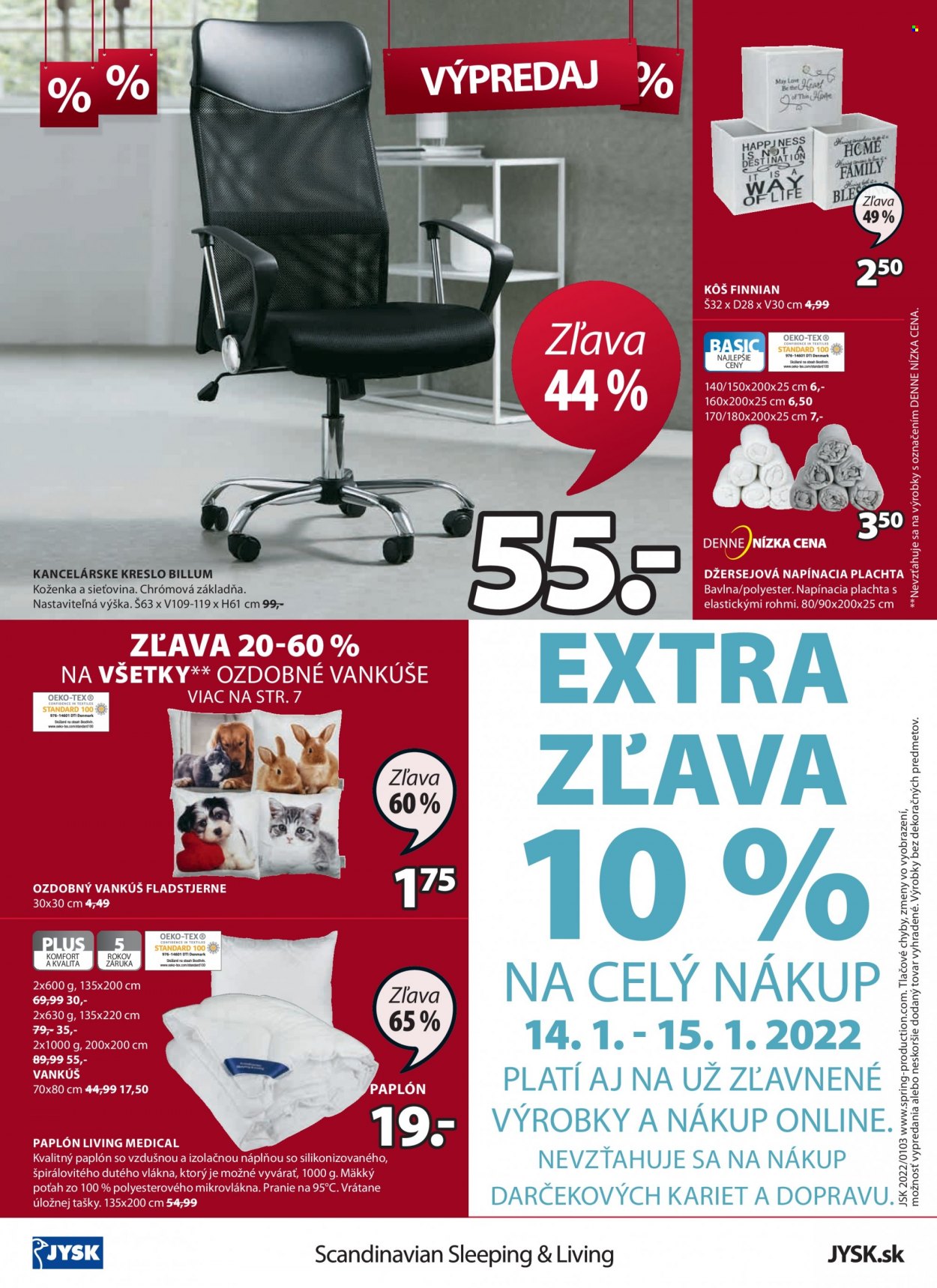 Leták JYSK - 12.1.2022 - 25.1.2022. Strana 16