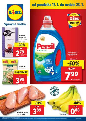 Leták Lidl - 17.1.2022 - 23.1.2022.