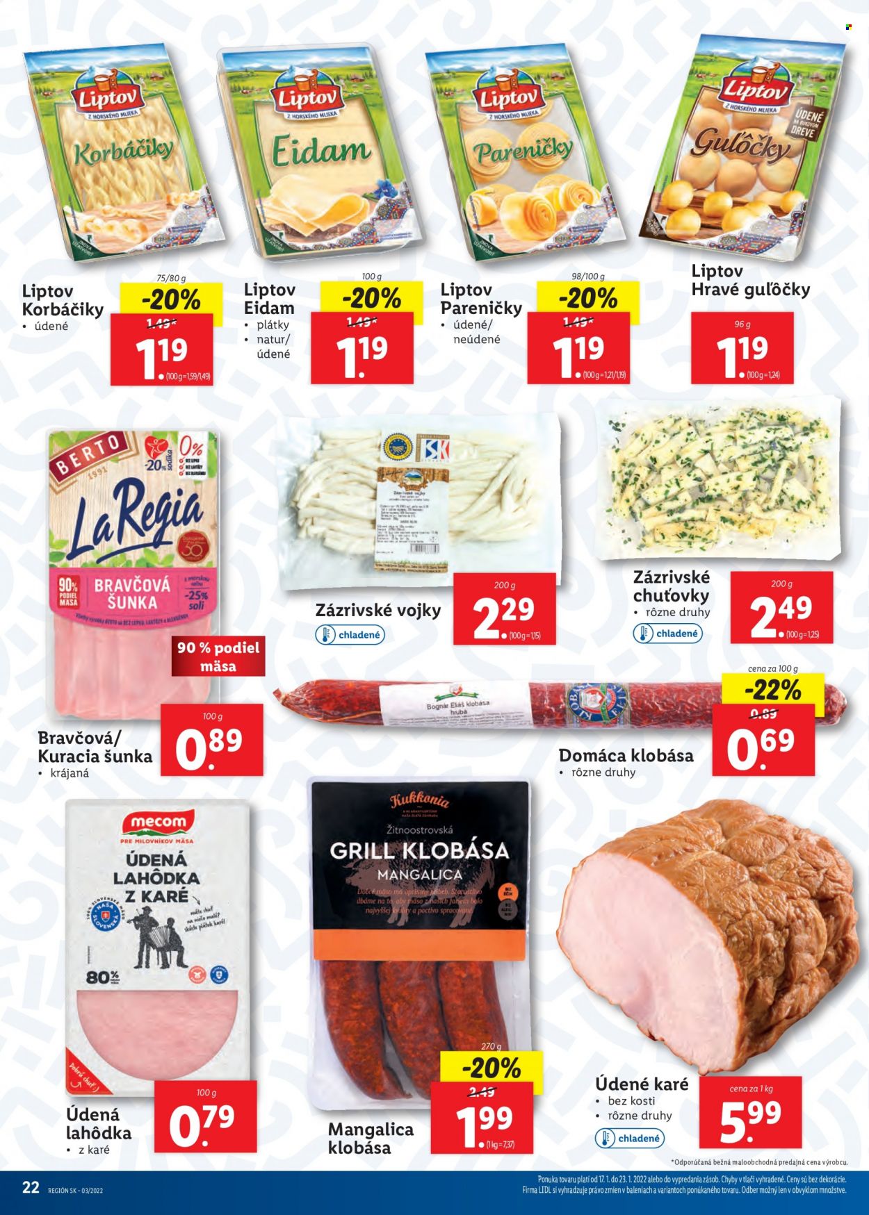 Leták Lidl - 17.1.2022 - 23.1.2022. Strana 22