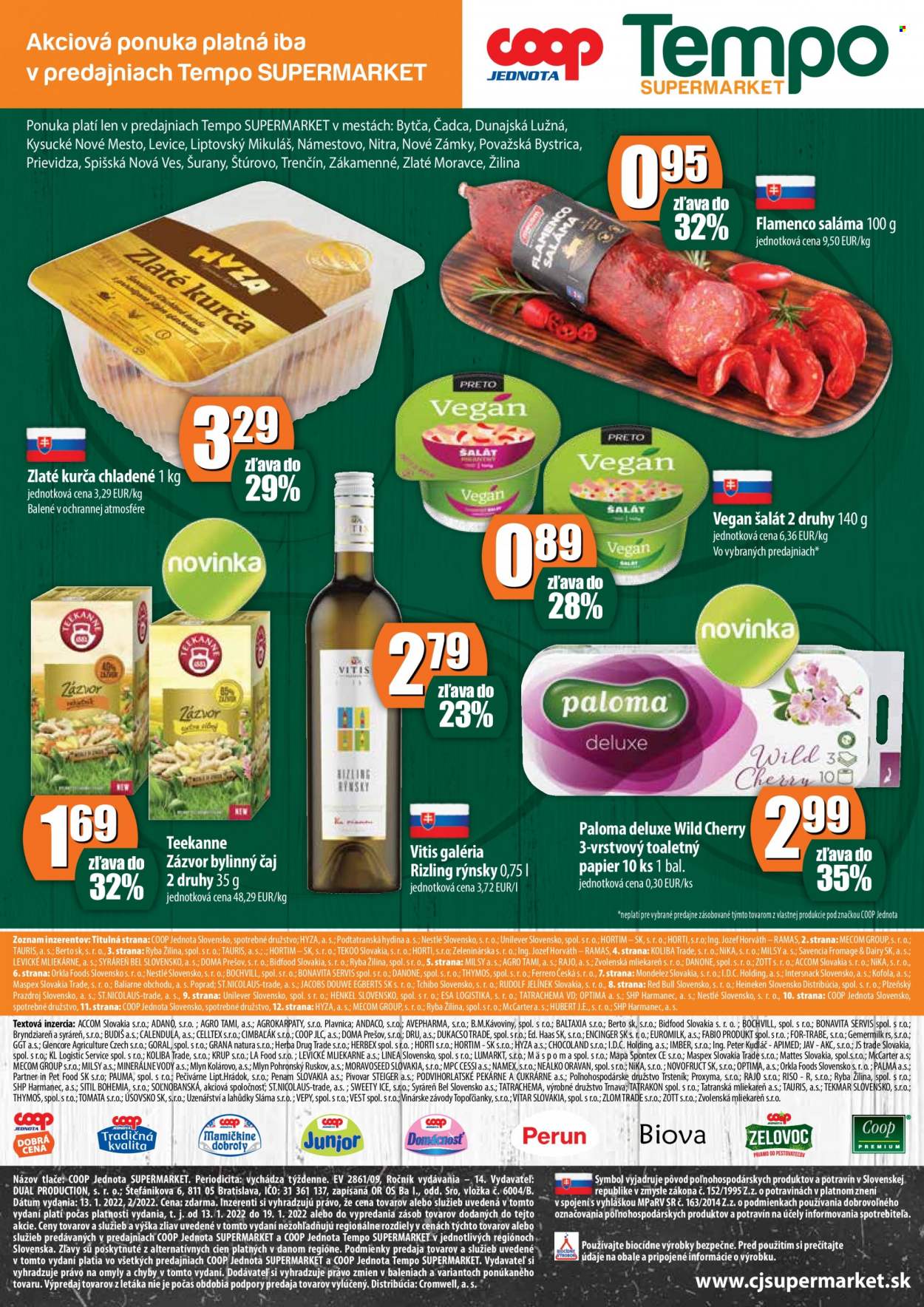 Leták COOP Jednota - 13.1.2022 - 19.1.2022. Strana 12