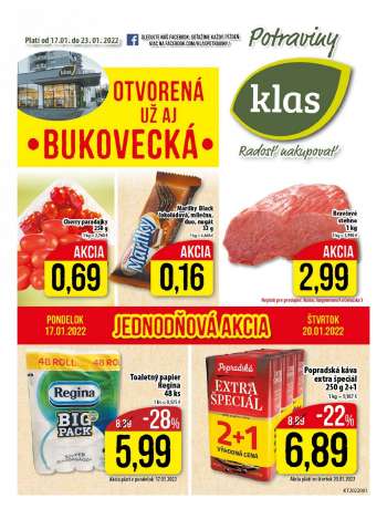 Leták Klas - 17.1.2022 - 23.1.2022.