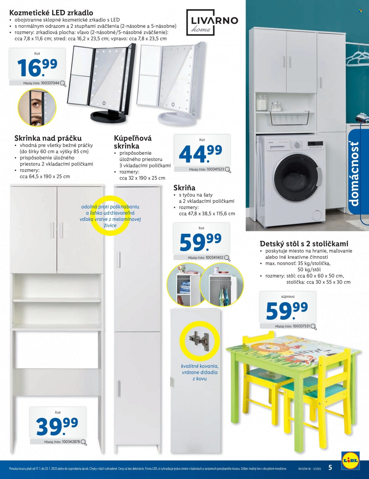 Leták Lidl - 17.1.2022 - 23.1.2022. Strana 5