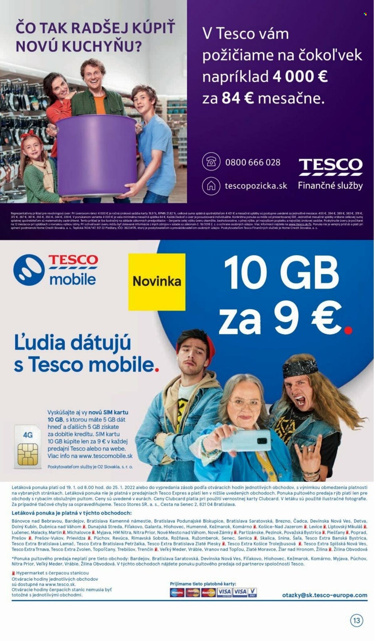 Leták TESCO - 19.1.2022 - 25.1.2022. Strana 13