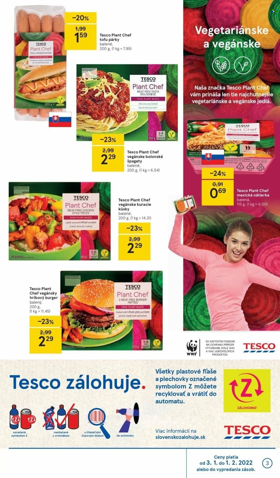 Leták TESCO supermarket - 19.1.2022 - 25.1.2022. Strana 3