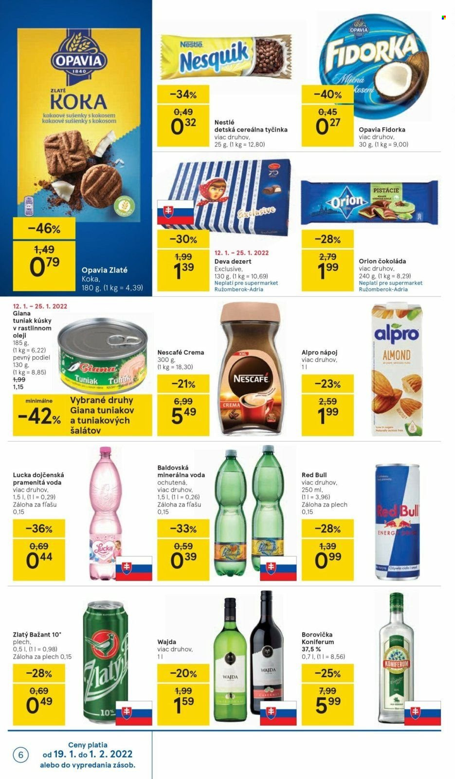 Leták TESCO supermarket - 19.1.2022 - 25.1.2022. Strana 6