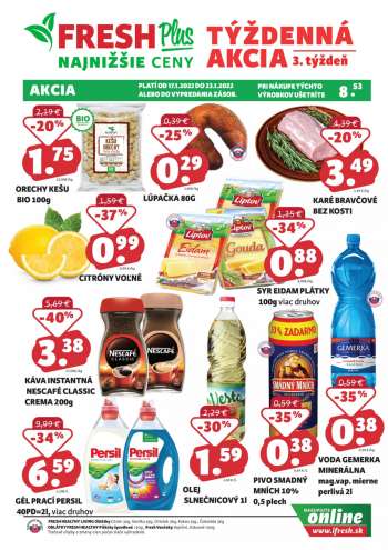 Leták FRESH - 17.1.2022 - 23.1.2022.