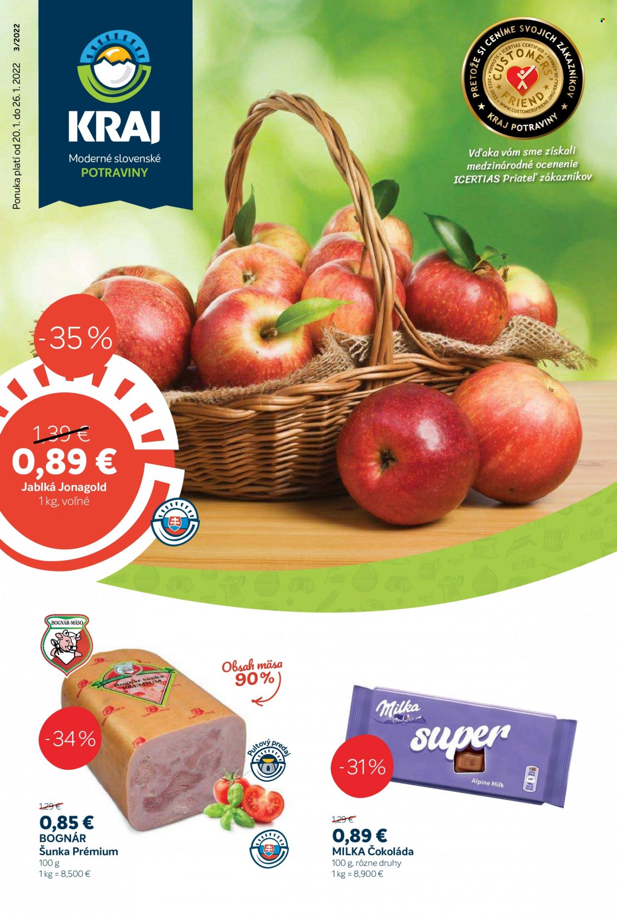 Leták Kraj - 20.1.2022 - 26.1.2022. Strana 1