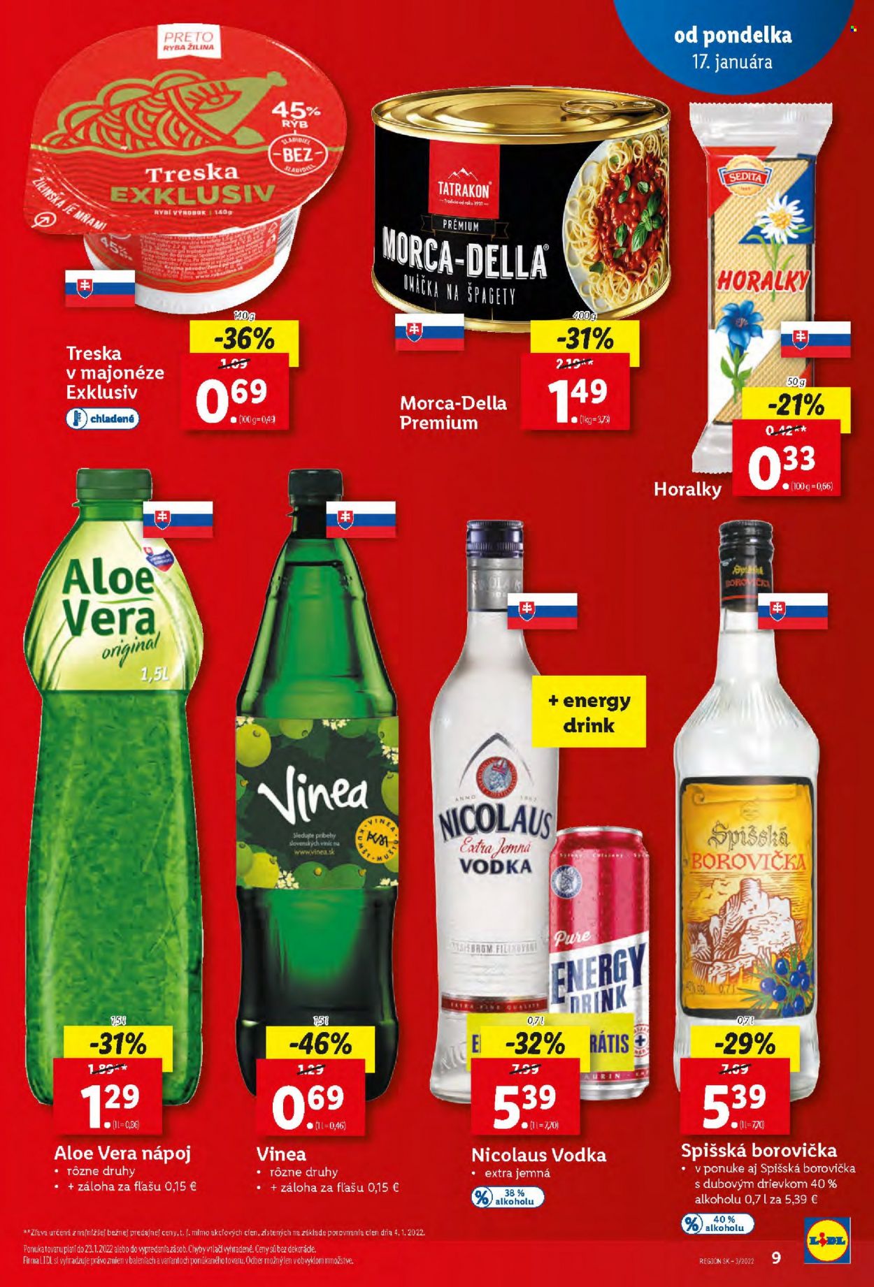 Leták Lidl - 20.1.2022 - 23.1.2022. Strana 9