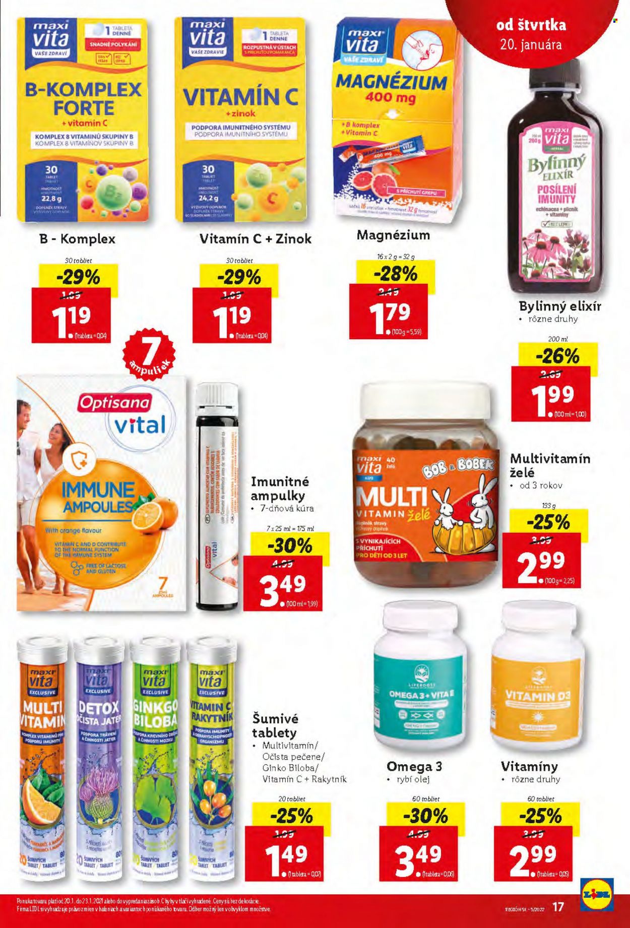 Leták Lidl - 20.1.2022 - 23.1.2022. Strana 17