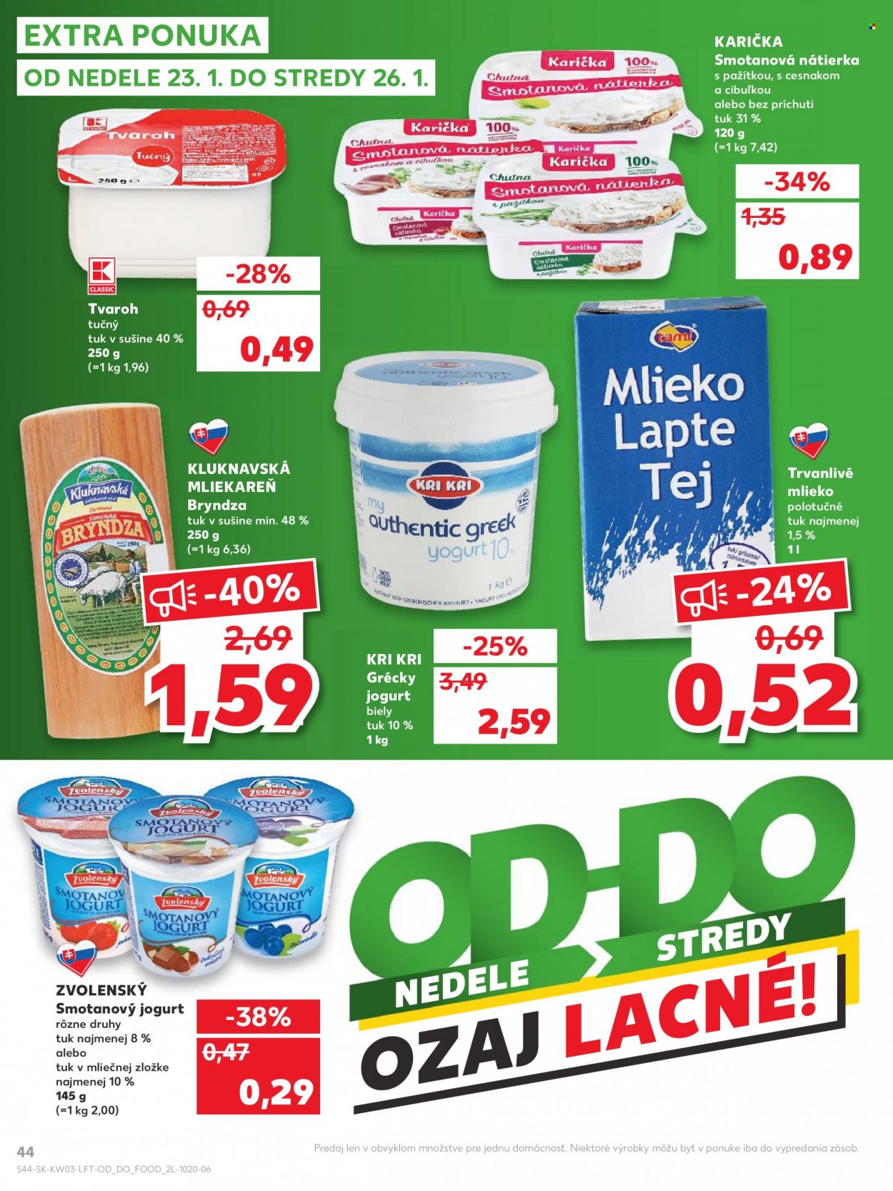 Leták Kaufland - 20.1.2022 - 26.1.2022. Strana 44