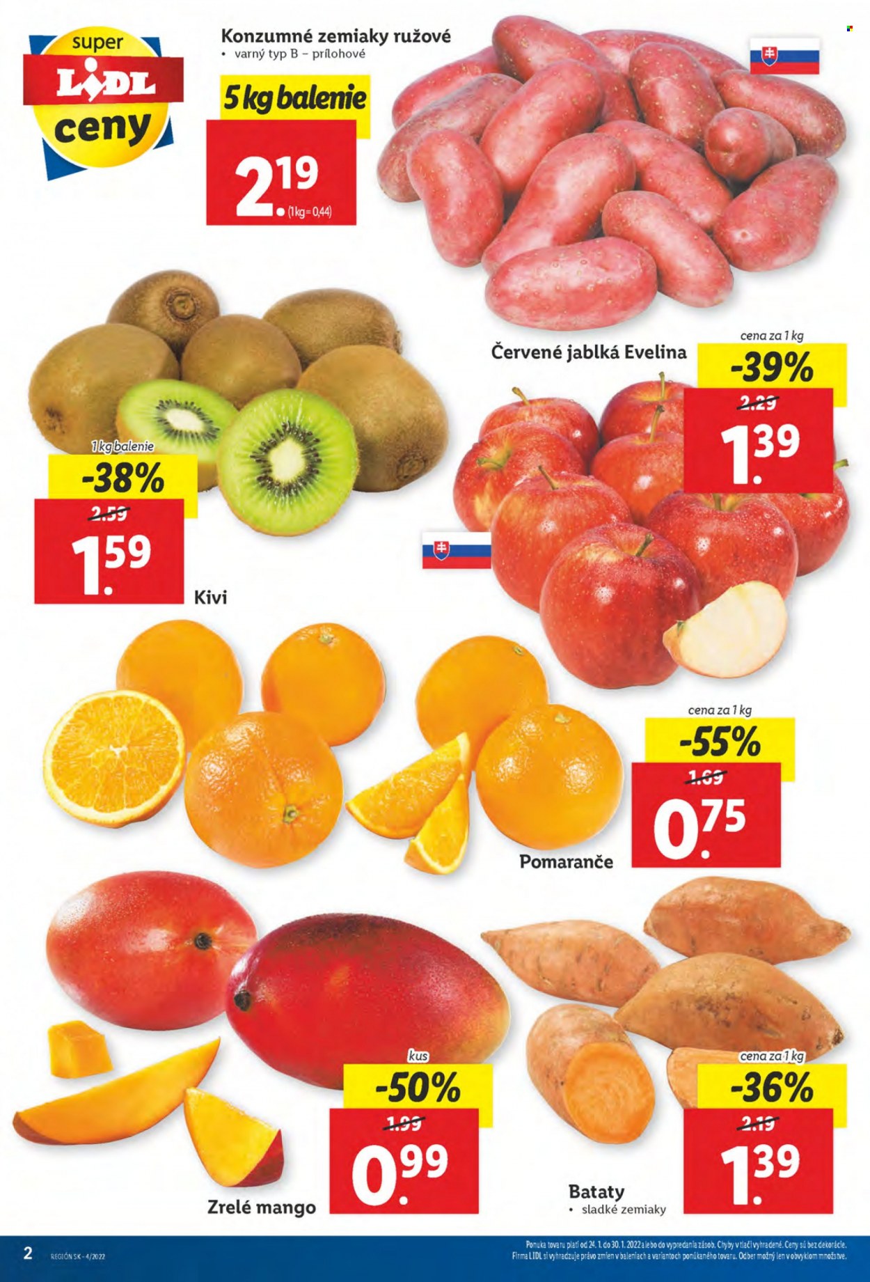 Leták Lidl - 24.1.2022 - 30.1.2022. Strana 2