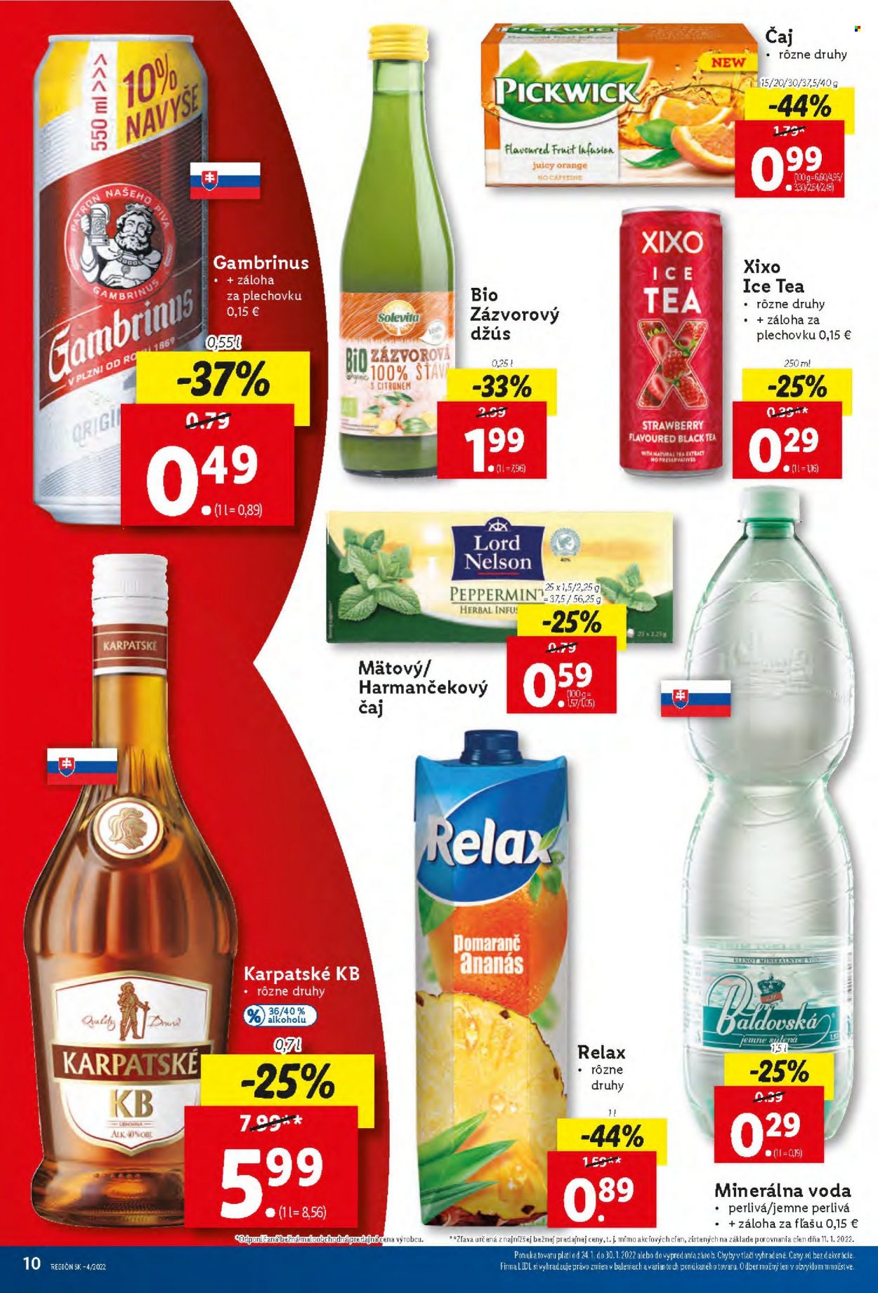 Leták Lidl - 24.1.2022 - 30.1.2022. Strana 10
