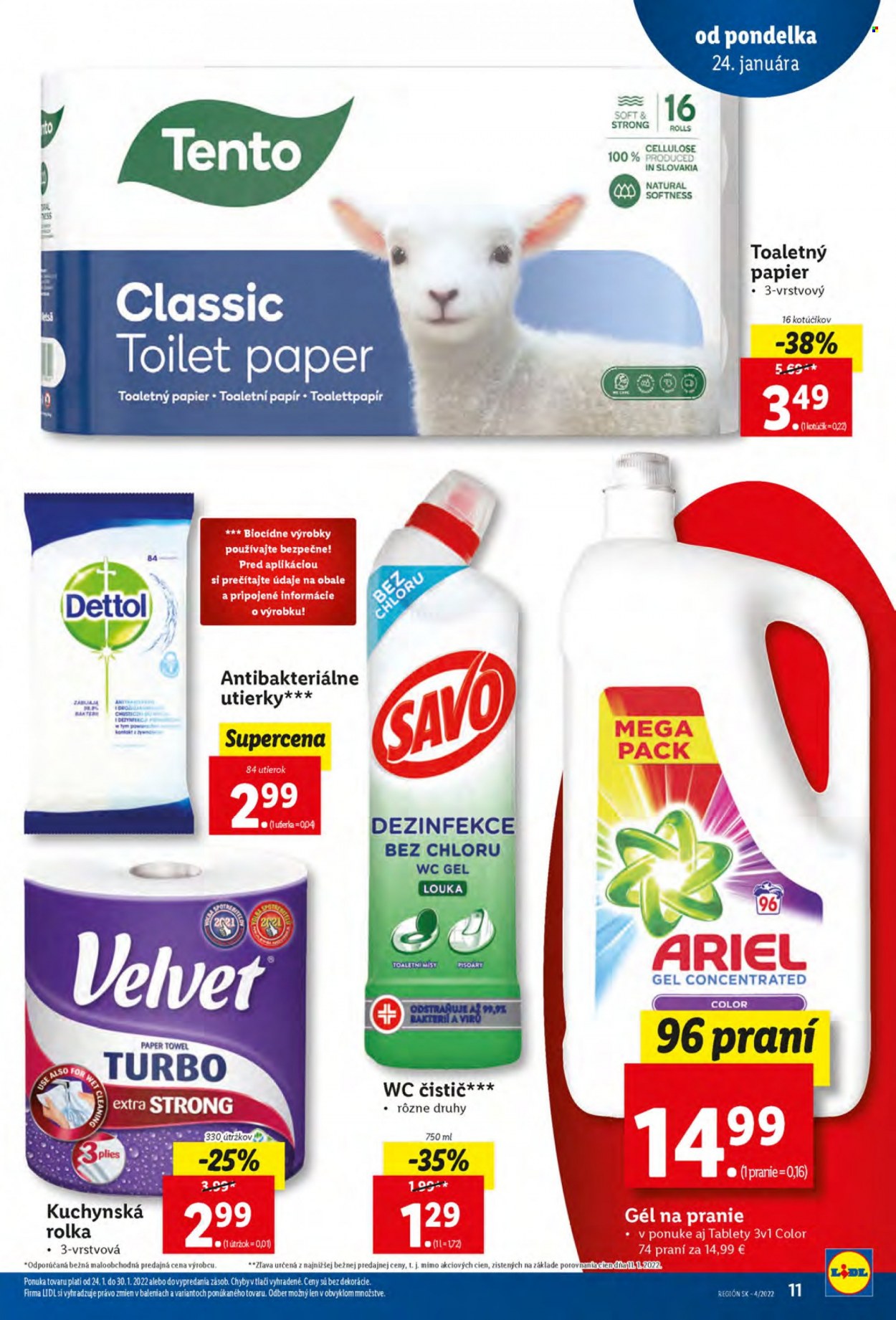 Leták Lidl - 24.1.2022 - 30.1.2022. Strana 11