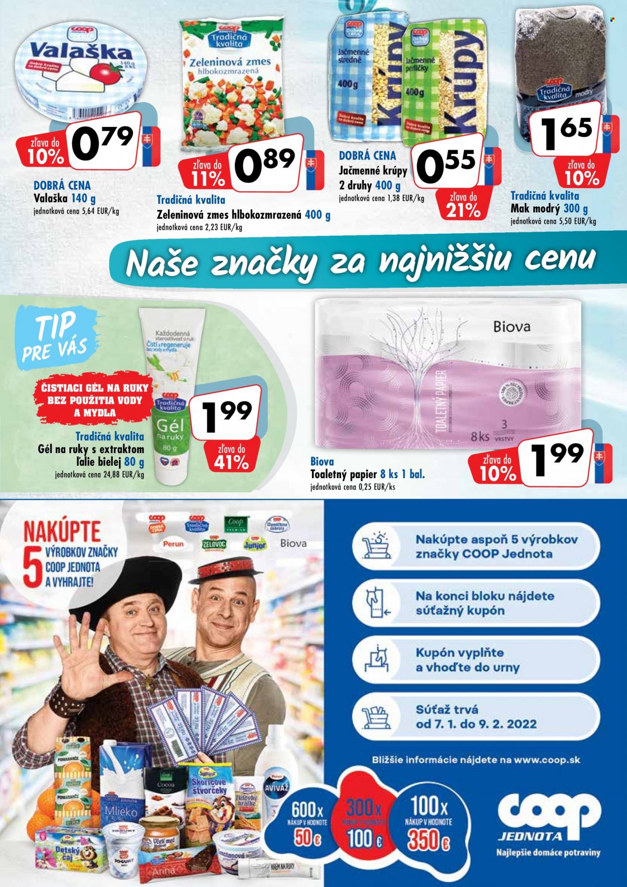 Leták COOP Jednota - 20.1.2022 - 2.2.2022. Strana 13