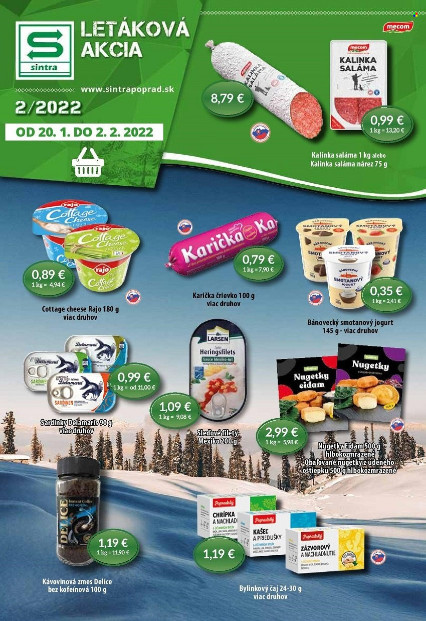 Leták Sintra - 20.1.2022 - 2.2.2022. Strana 1