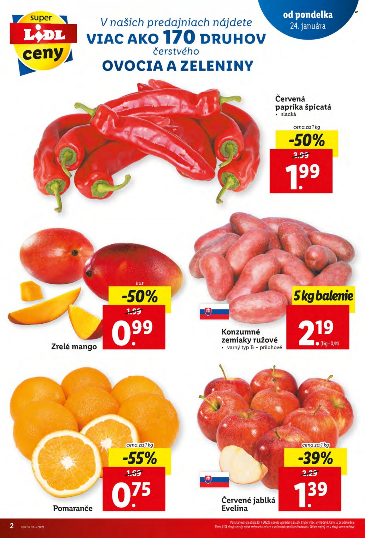 Leták Lidl - 27.1.2022 - 30.1.2022. Strana 2