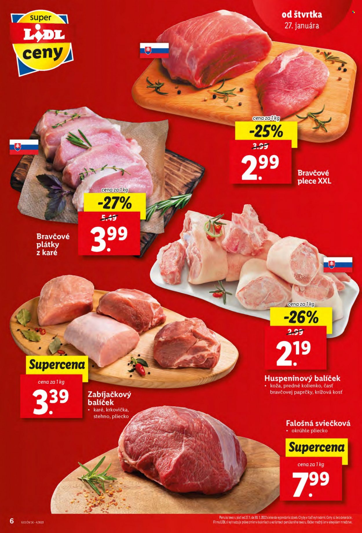 Leták Lidl - 27.1.2022 - 30.1.2022. Strana 6