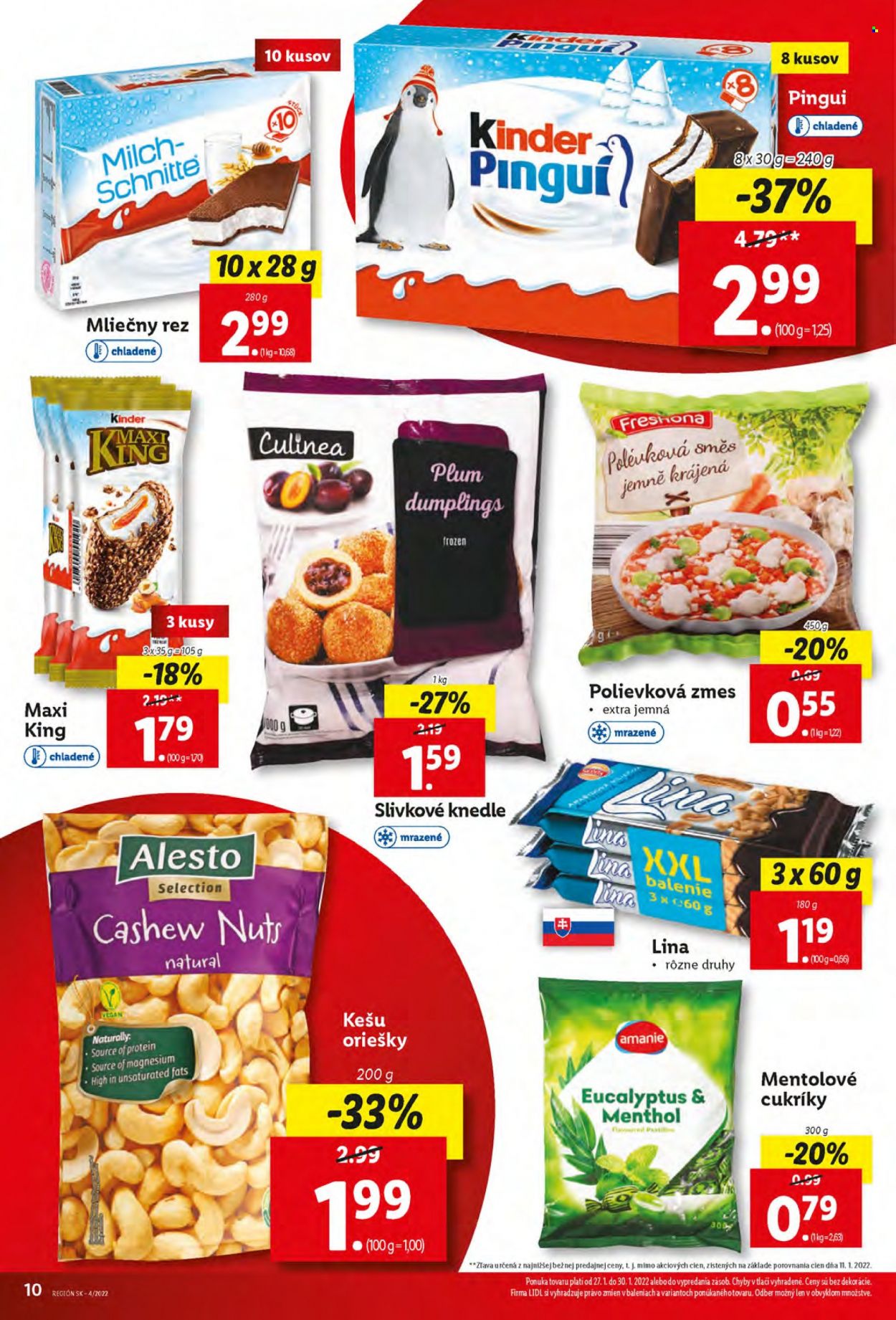 Leták Lidl - 27.1.2022 - 30.1.2022. Strana 10