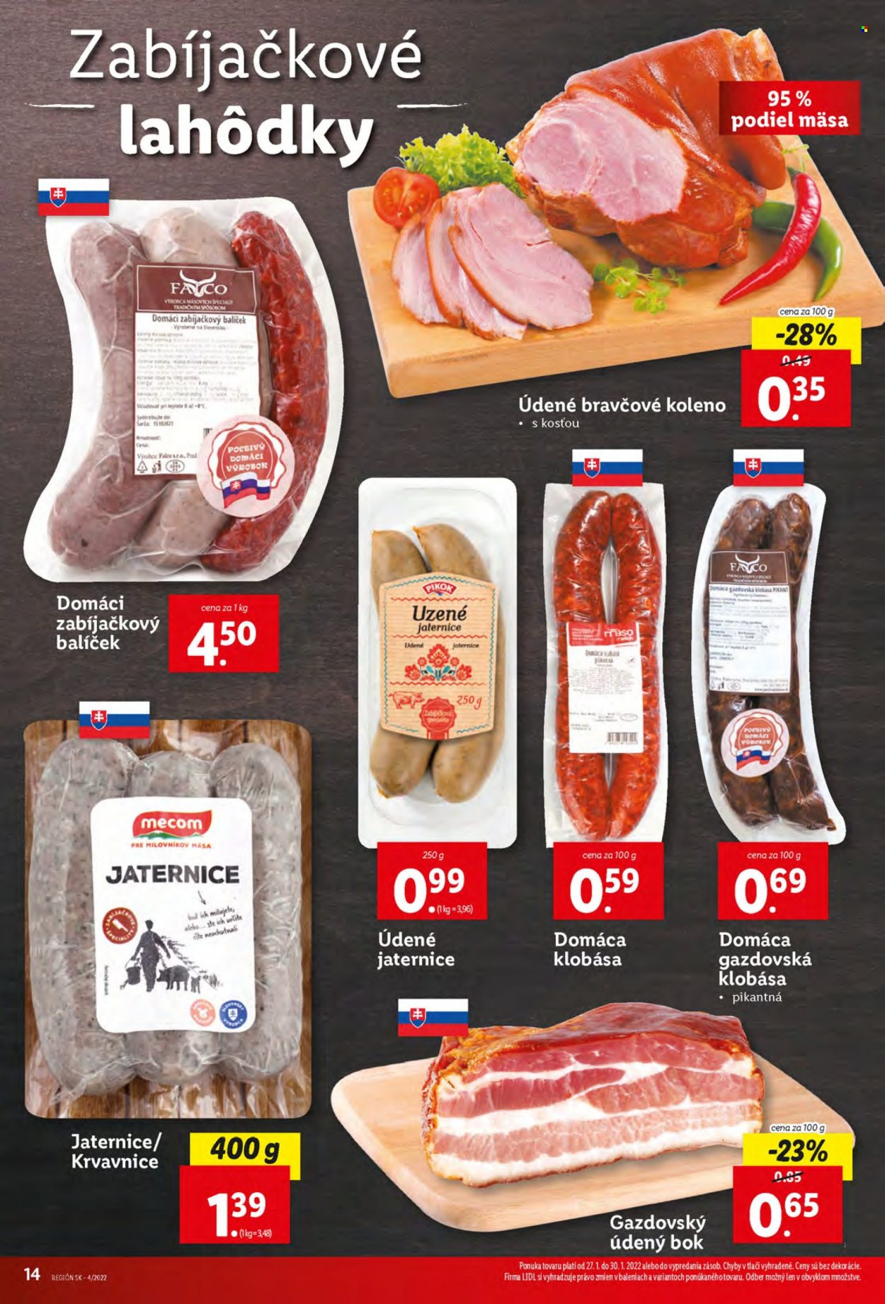 Leták Lidl - 27.1.2022 - 30.1.2022. Strana 14