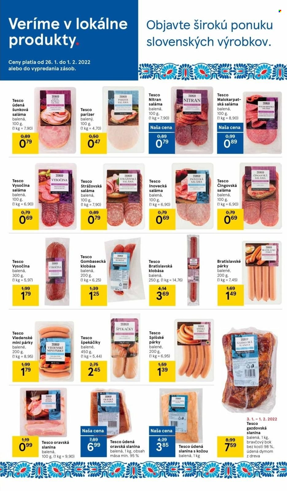 Leták TESCO supermarket - 26.1.2022 - 1.2.2022. Strana 5