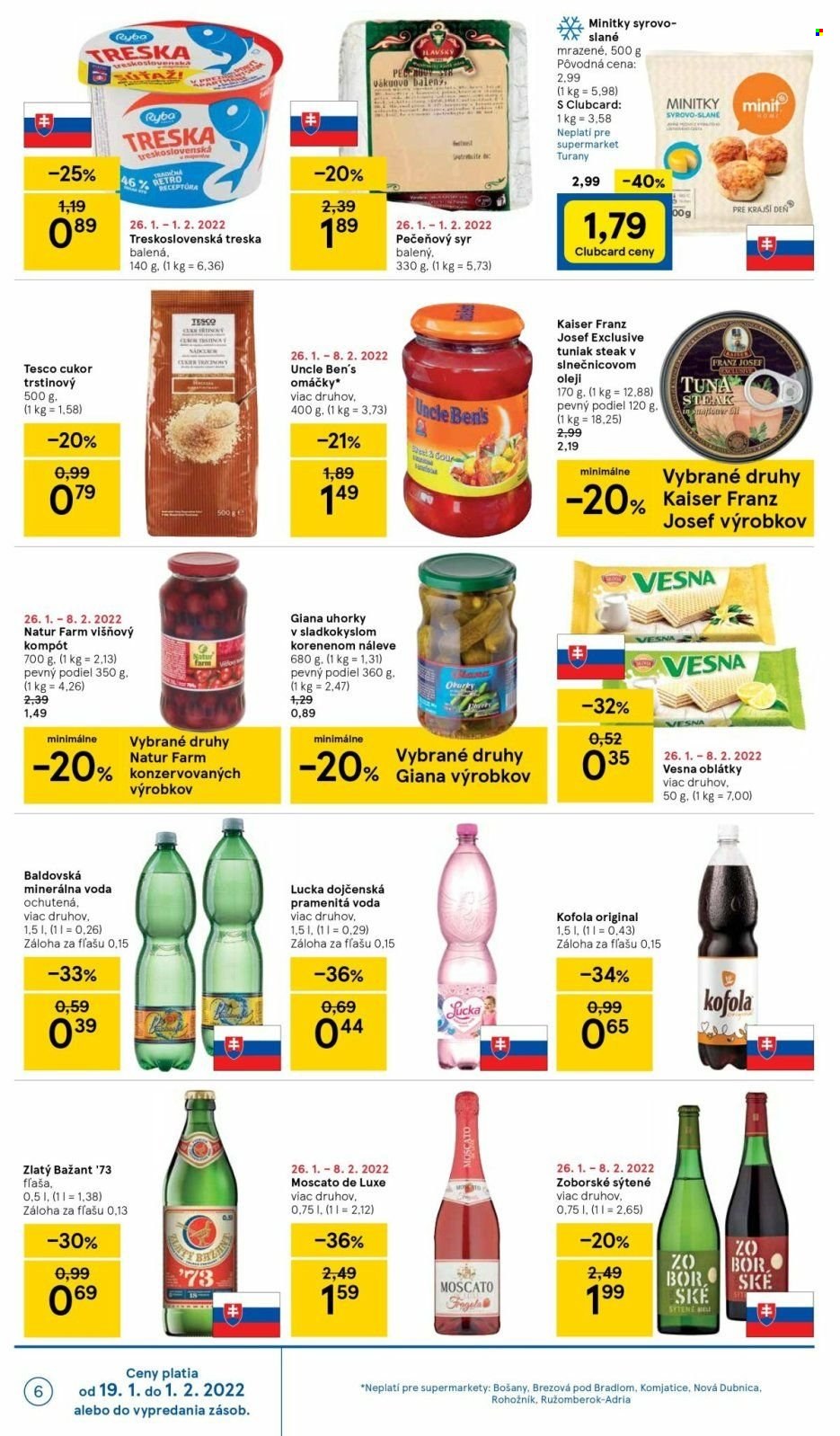 Leták TESCO supermarket - 26.1.2022 - 1.2.2022. Strana 6