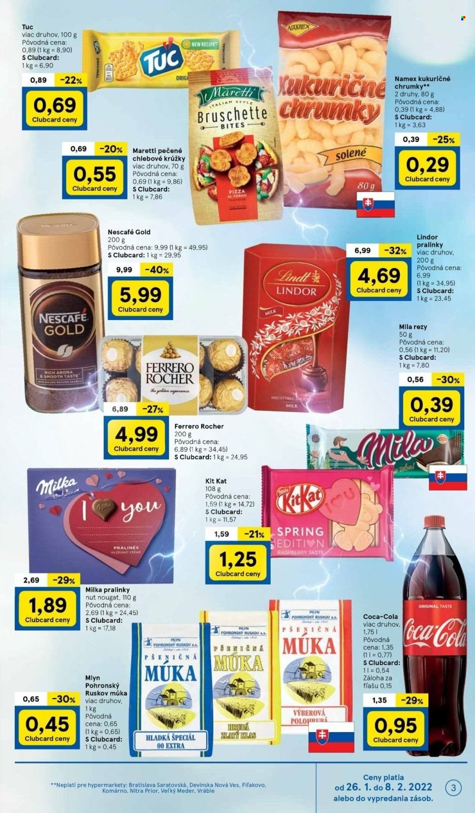 Leták TESCO - 26.1.2022 - 1.2.2022. Strana 3