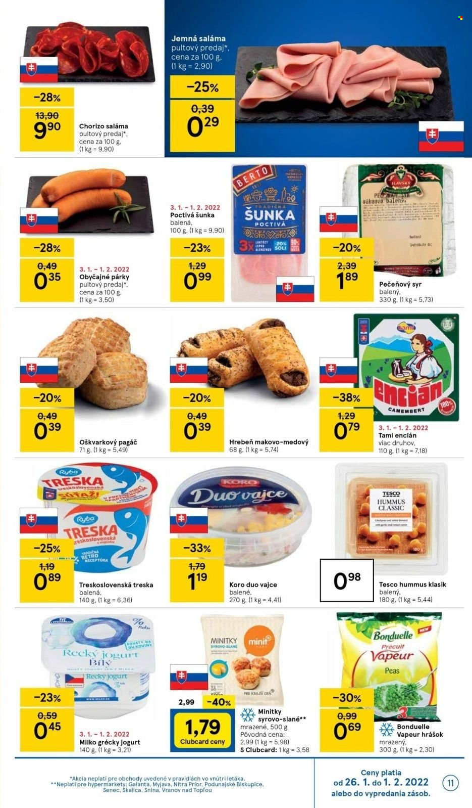 Leták TESCO - 26.1.2022 - 1.2.2022. Strana 11
