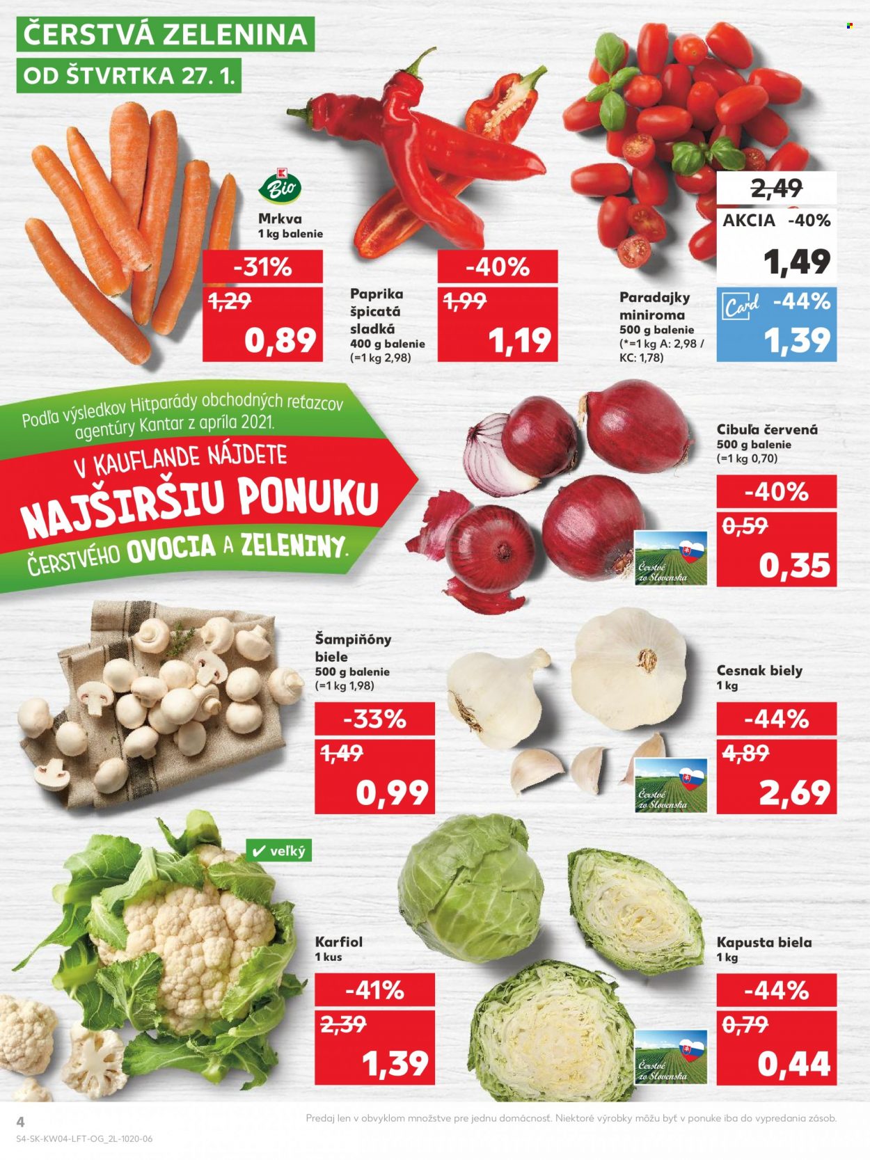 Leták Kaufland - 27.1.2022 - 2.2.2022. Strana 4