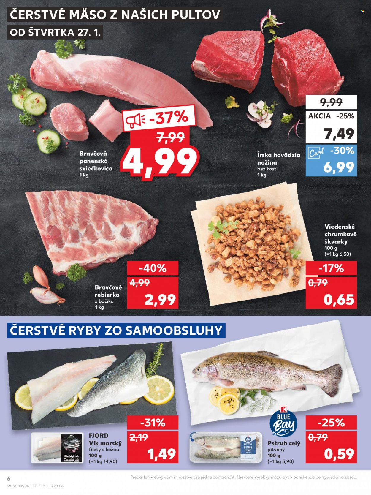 Leták Kaufland - 27.1.2022 - 2.2.2022. Strana 6