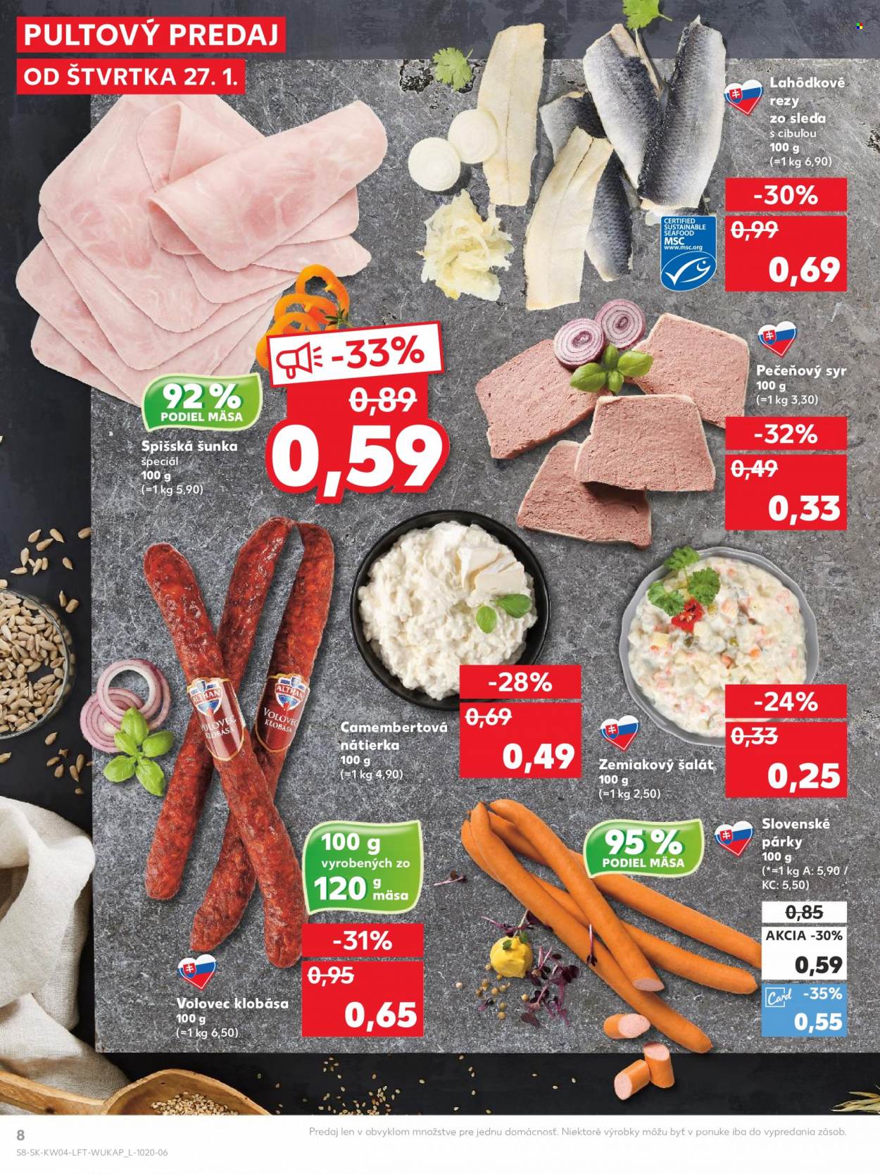 Leták Kaufland - 27.1.2022 - 2.2.2022. Strana 8