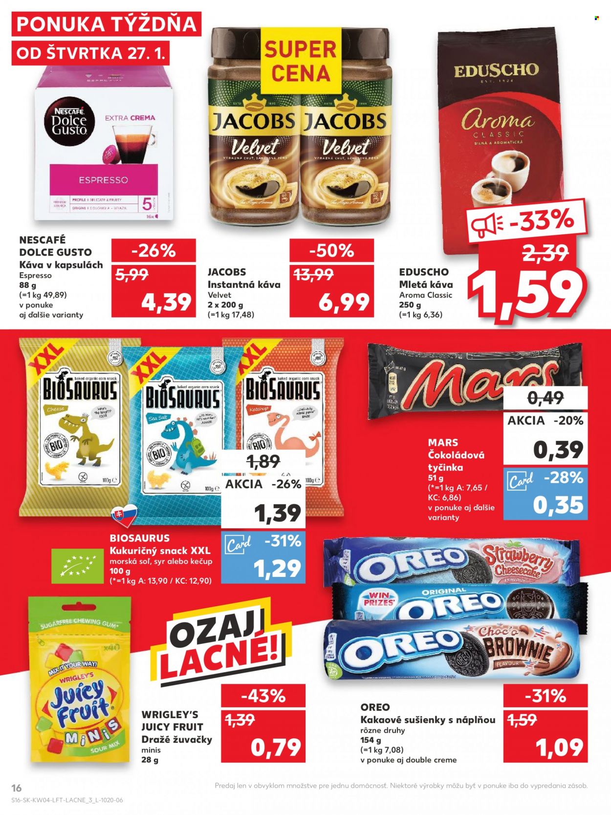 Leták Kaufland - 27.1.2022 - 2.2.2022. Strana 16