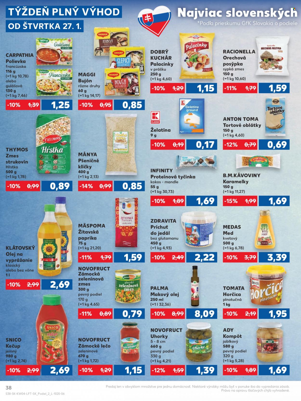 Leták Kaufland - 27.1.2022 - 2.2.2022. Strana 38