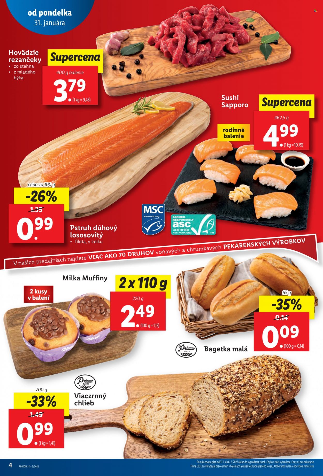 Leták Lidl - 31.1.2022 - 6.2.2022. Strana 4