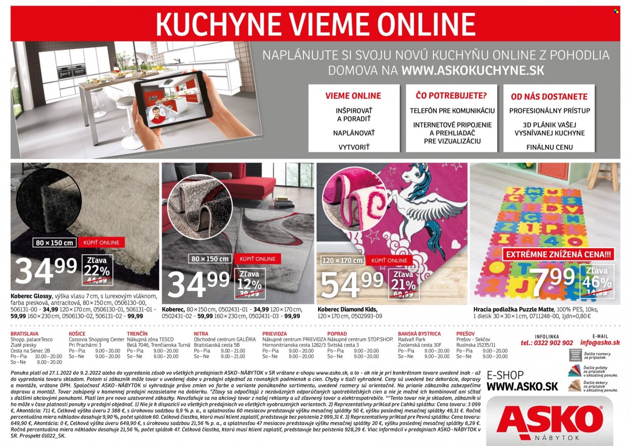 Leták Asko Nábytok - 27.1.2022 - 9.2.2022. Strana 35
