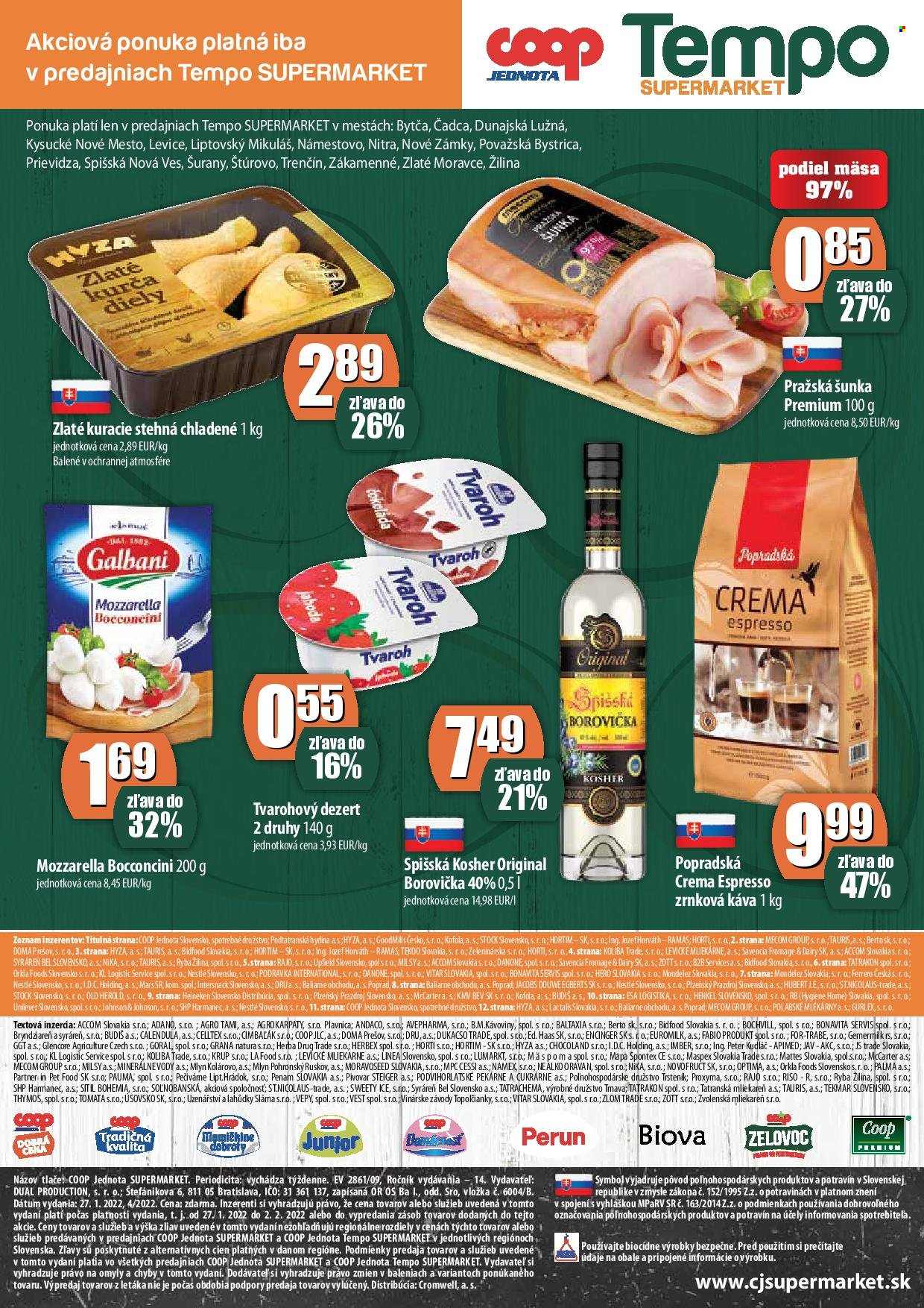 Leták COOP Jednota - 27.1.2022 - 2.2.2022. Strana 12
