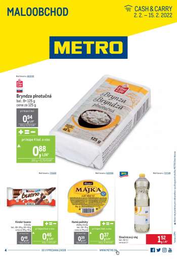 Leták Metro - 2.2.2022 - 15.2.2022.
