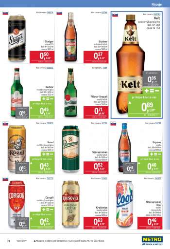 thumbnail - Urpiner prémiový ležiak bal.: 20× 500 ml cena za 500 ml