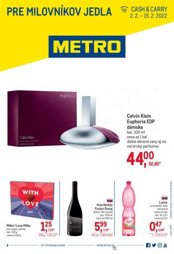 Leták Metro - 2.2.2022 - 15.2.2022.