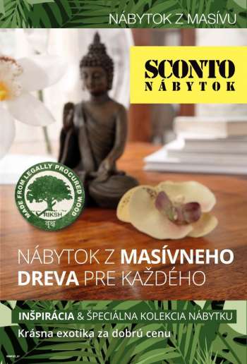 Leták Sconto nábytok.