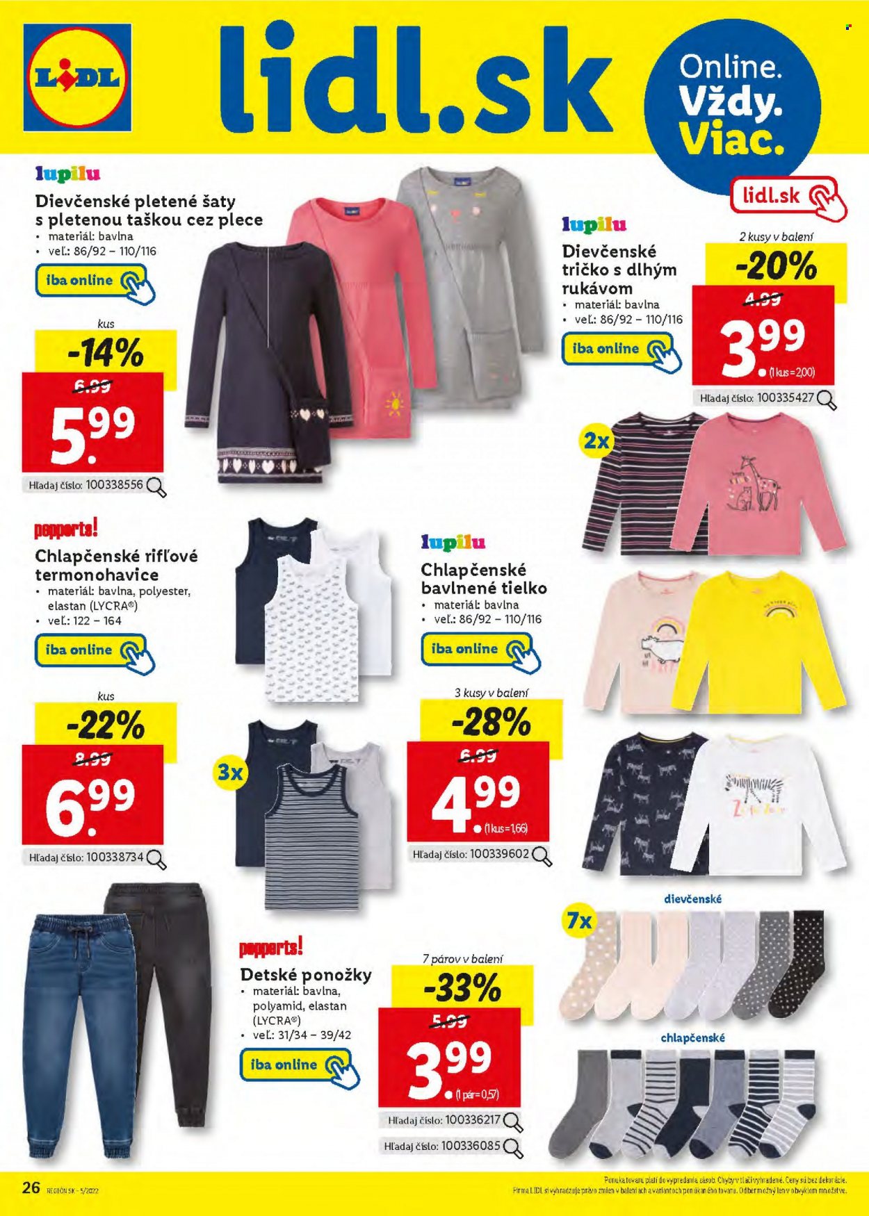 Leták Lidl - 3.2.2022 - 6.2.2022. Strana 26