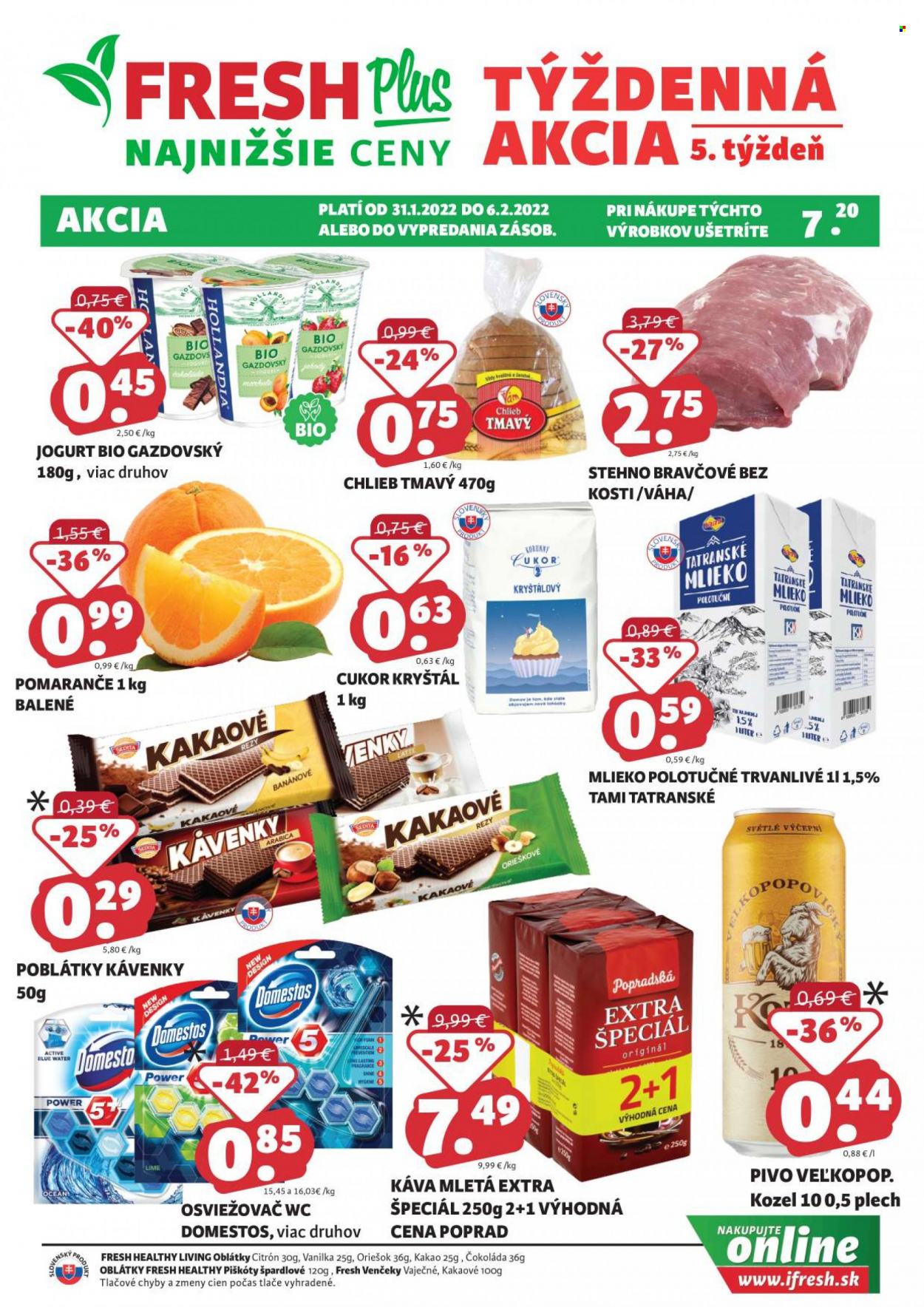 Leták FRESH - 31.1.2022 - 6.2.2022. Strana 1
