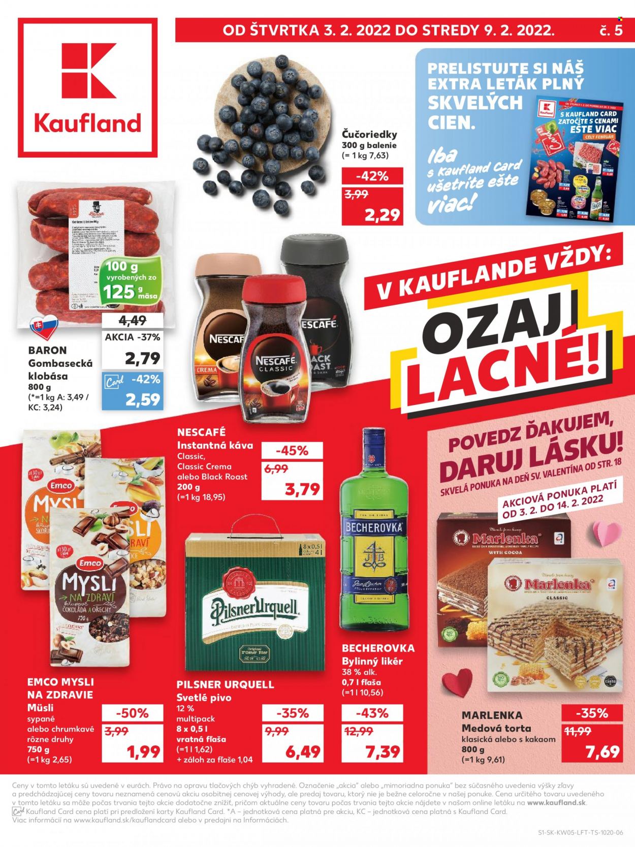 Leták Kaufland - 3.2.2022 - 9.2.2022. Strana 1