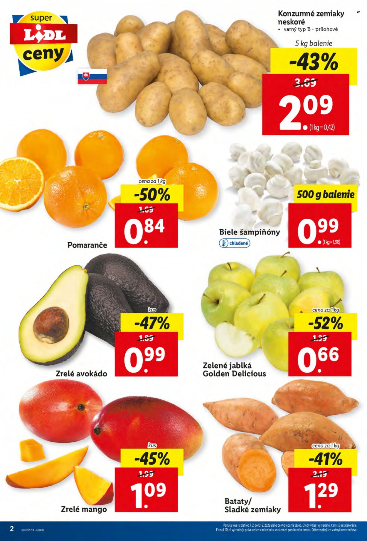 Leták Lidl - 7.2.2022 - 13.2.2022. Strana 2