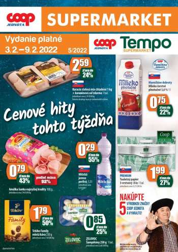 Leták COOP Jednota - 3.2.2022 - 9.2.2022.