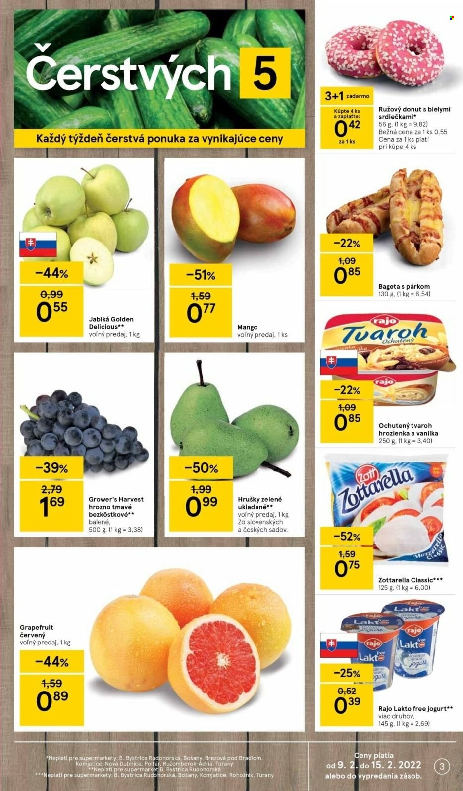 Leták TESCO supermarket - 9.2.2022 - 15.2.2022. Strana 3