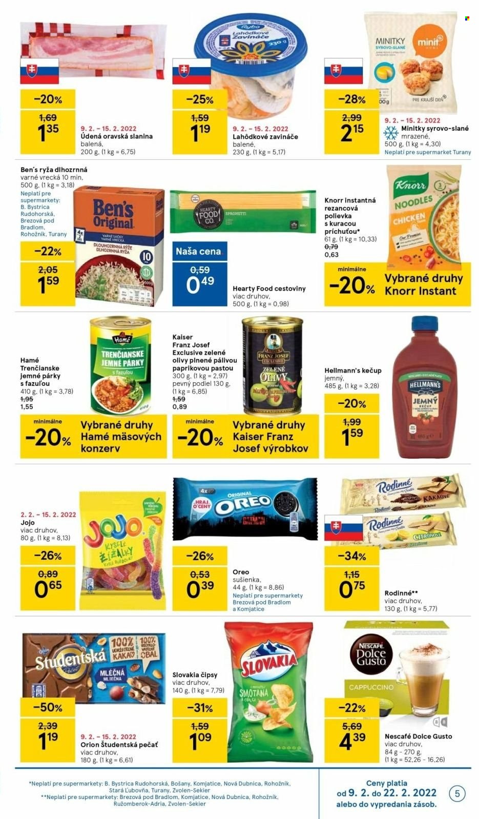 Leták TESCO supermarket - 9.2.2022 - 15.2.2022. Strana 5