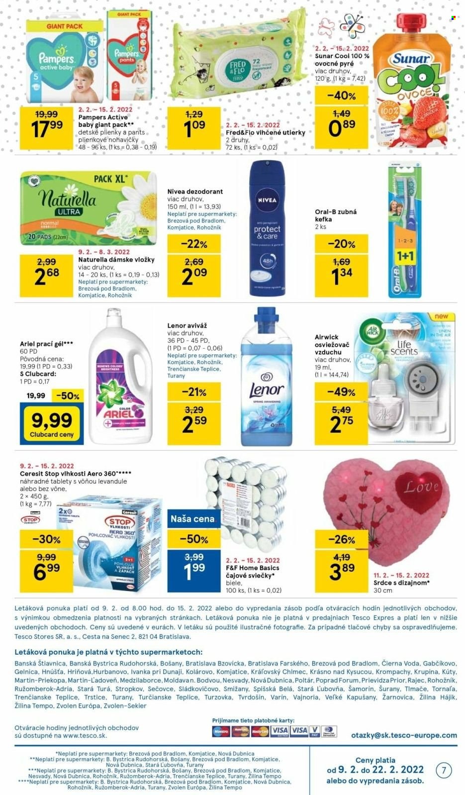 Leták TESCO supermarket - 9.2.2022 - 15.2.2022. Strana 7
